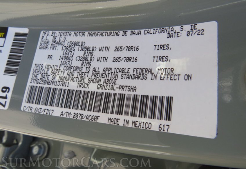 2022 Toyota Tacoma 4WD - Image 55