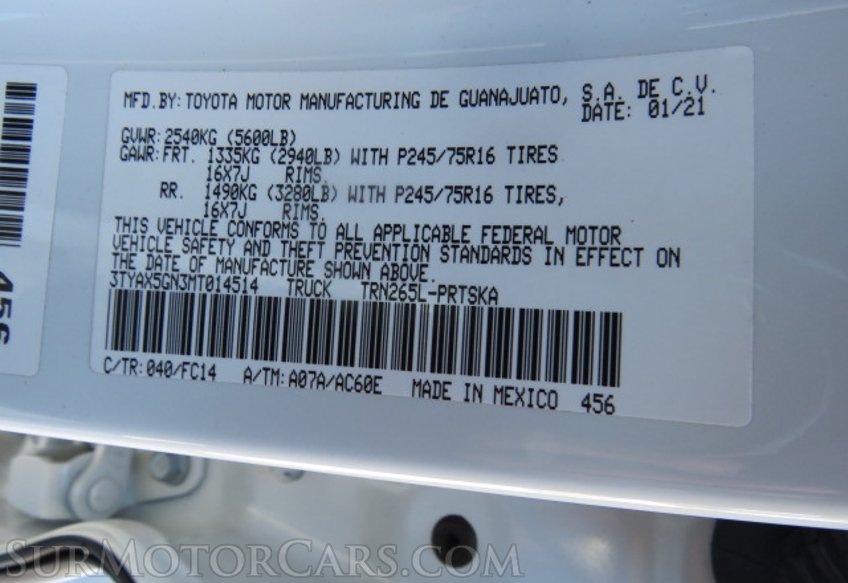 2021 Toyota Tacoma - Image 44