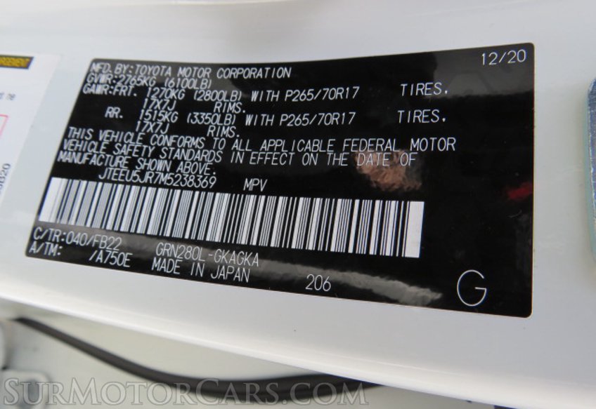 2021 Toyota 4Runner - Image 52