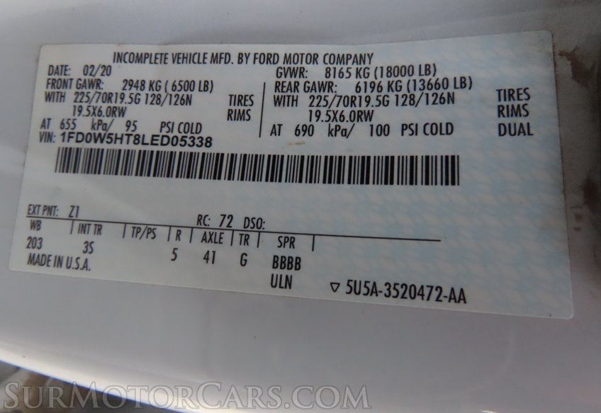 2020 Ford F-550 Super Duty - Image 53