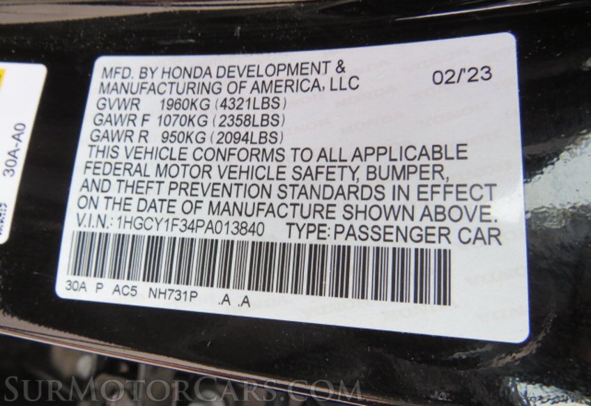 2023 Honda Accord Sedan - Image 50