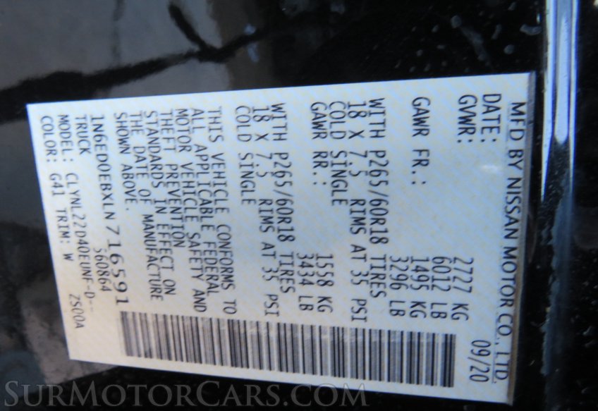 2020 Nissan Frontier - Image 69