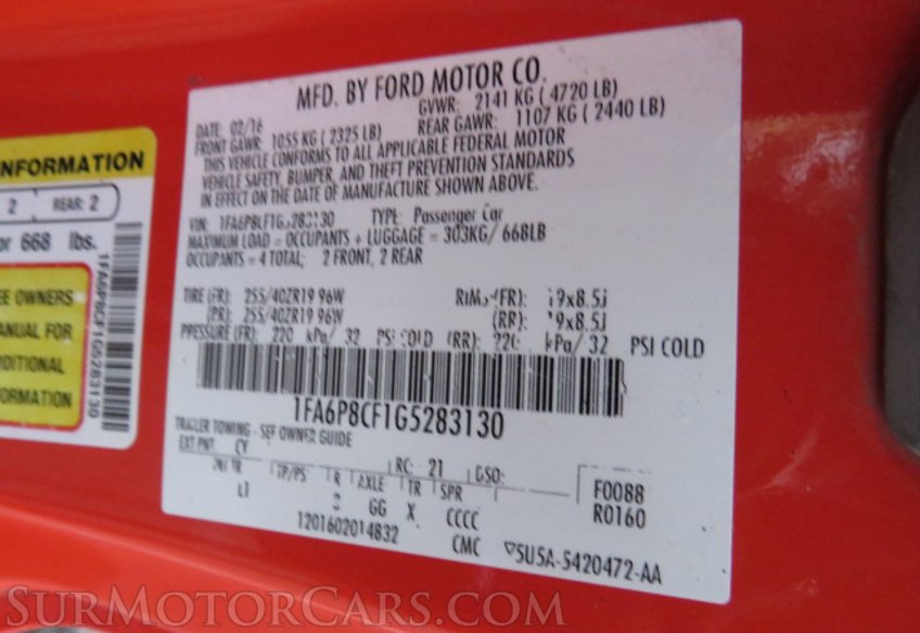 2016 Ford Mustang - Image 42