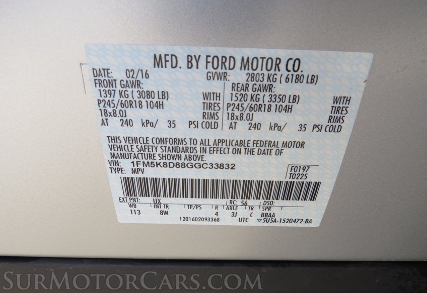 2016 Ford Explorer - Image 49