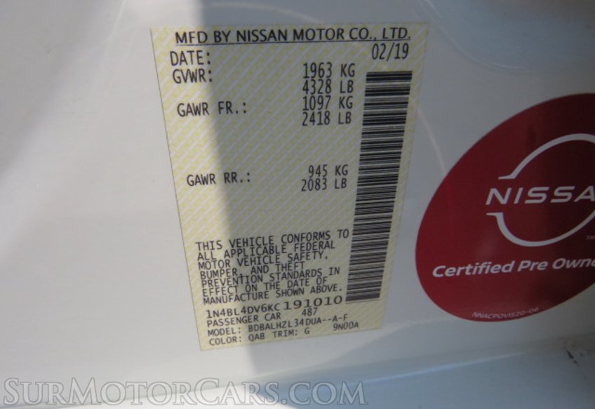 2019 Nissan Altima - Image 47