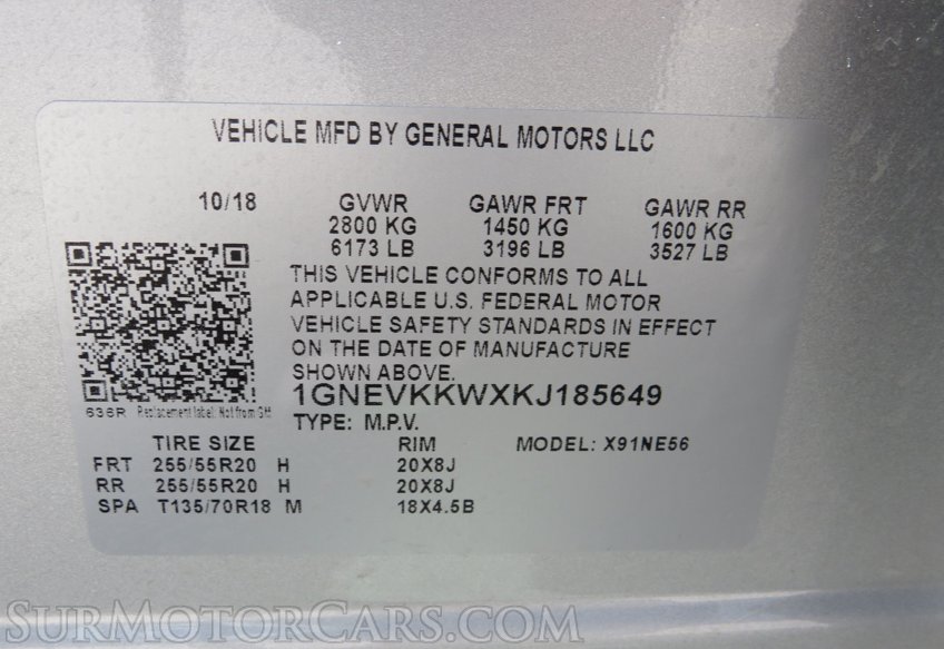 2019 Chevrolet Traverse - Image 75