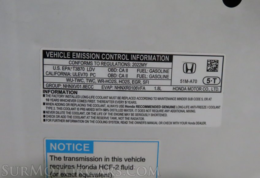 2022 Honda HR-V EX - Image 44