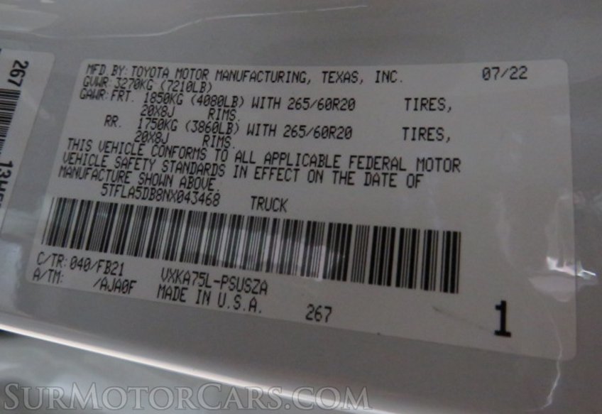 2022 Toyota Tundra - Image 52