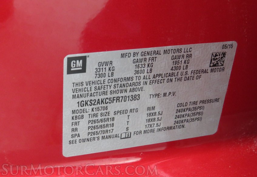 2015 GMC Yukon - Image 49