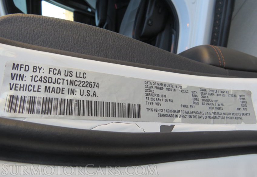 2022 Dodge Durango - Image 63