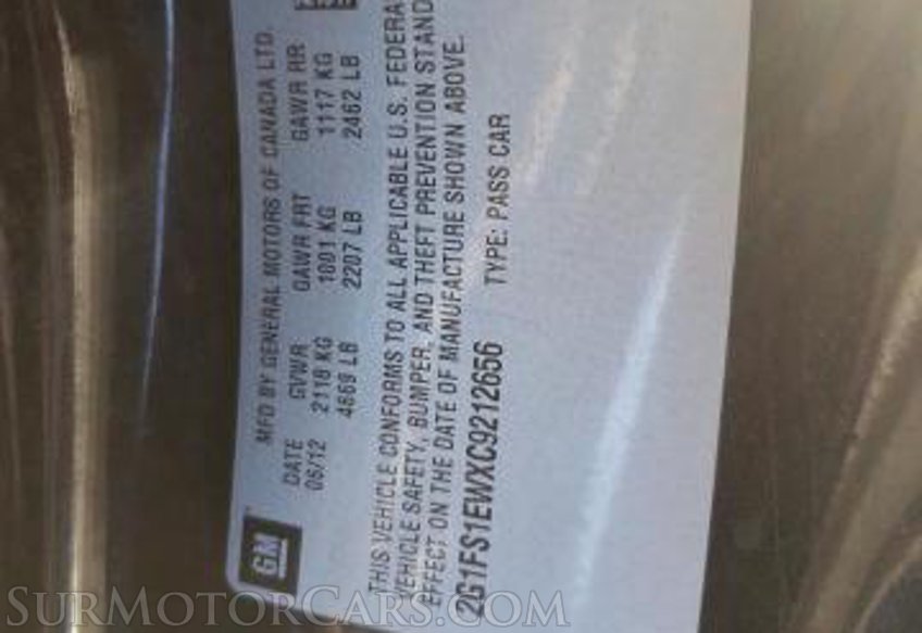 2012 Chevrolet Camaro - Image 9