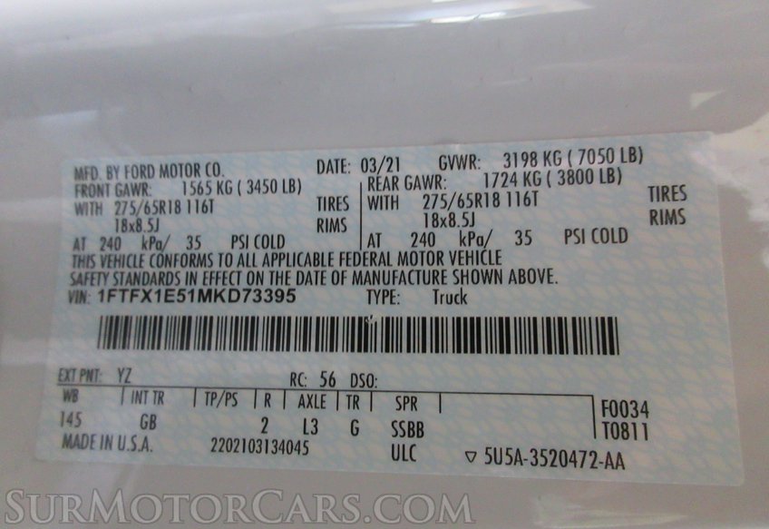 2021 Ford F-150 - Image 51