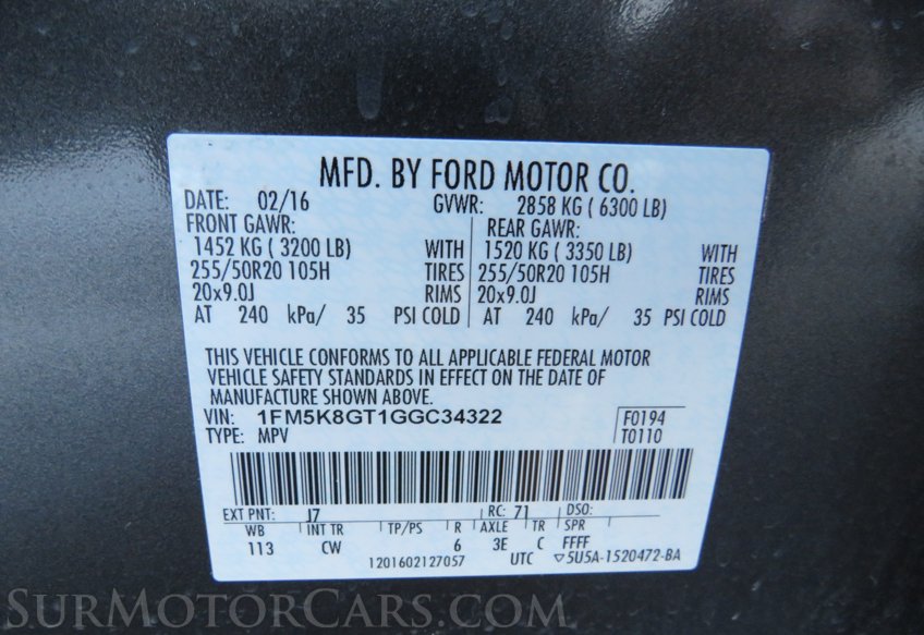 2016 Ford Explorer - Image 63