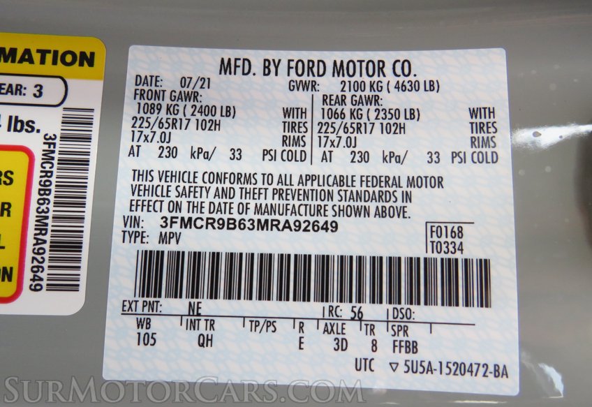 2021 Ford Bronco Sport - Image 57