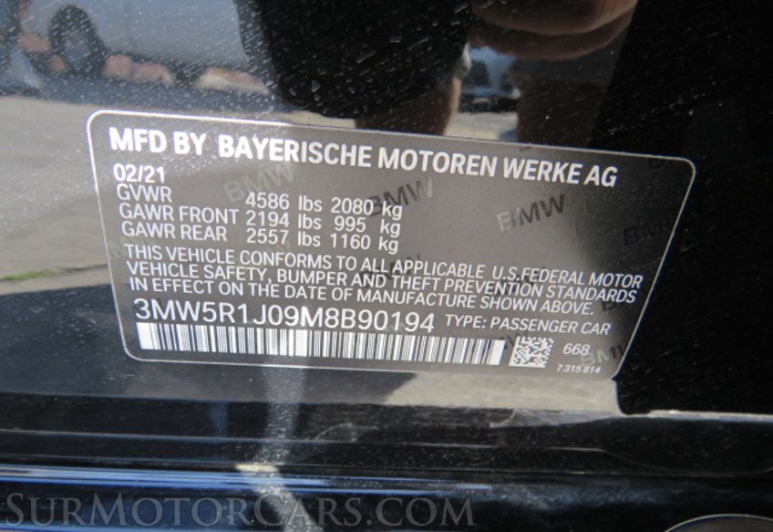 2021 BMW 3 Series - Image 56