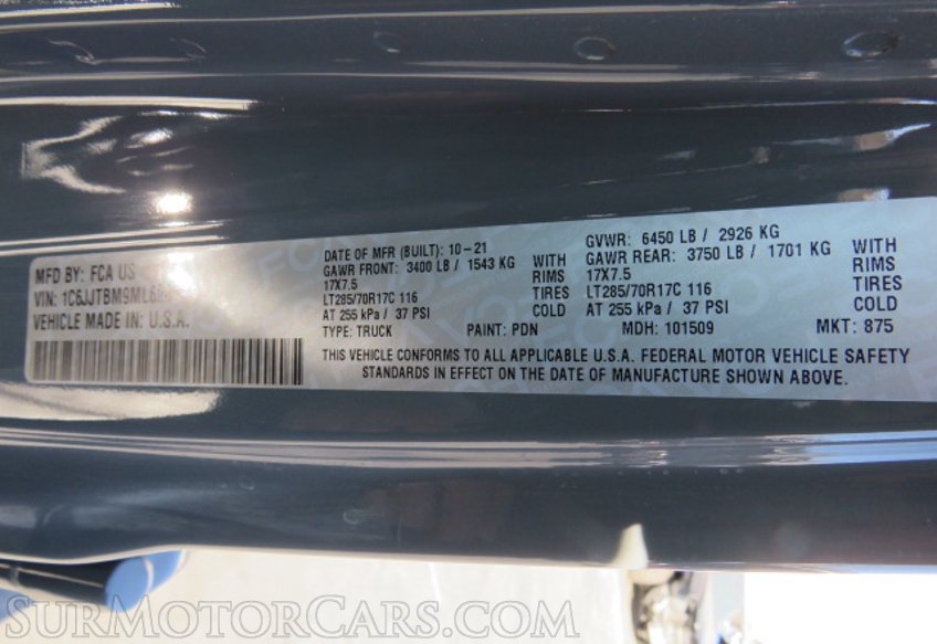 2021 Jeep Gladiator - Image 32