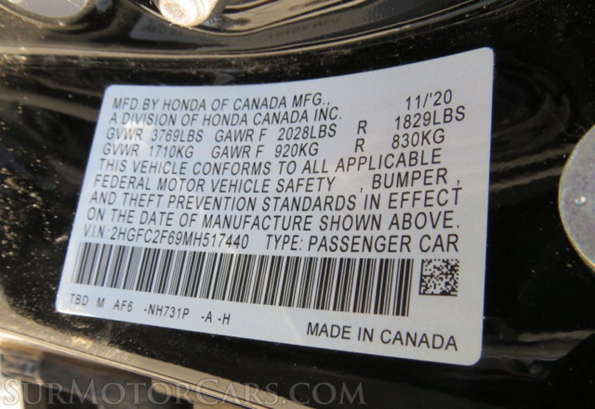 2021 Honda Civic Sedan - Image 44