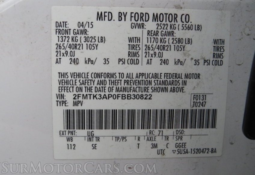 2015 Ford Edge - Image 33