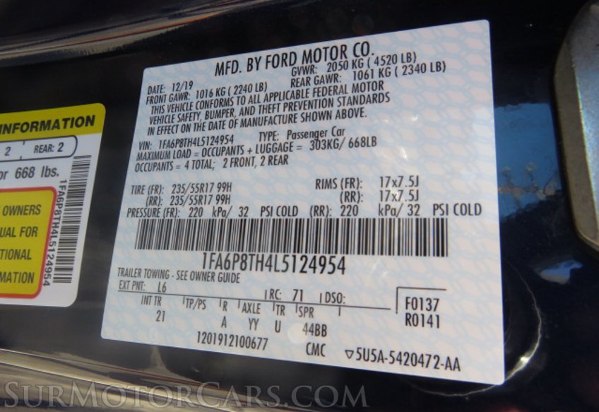 2020 Ford Mustang - Image 39