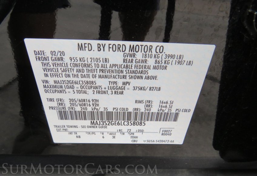 2020 Ford EcoSport - Image 53