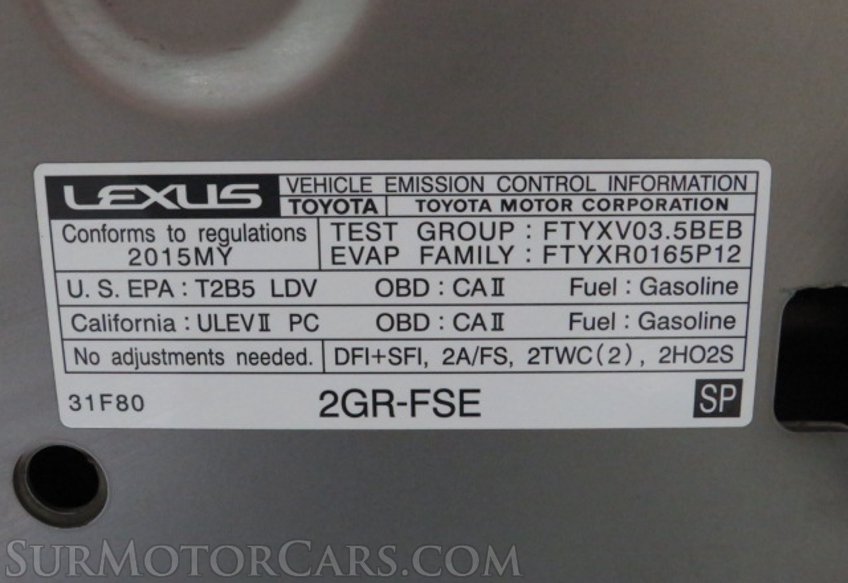 2015 Lexus RC 350 - Image 46