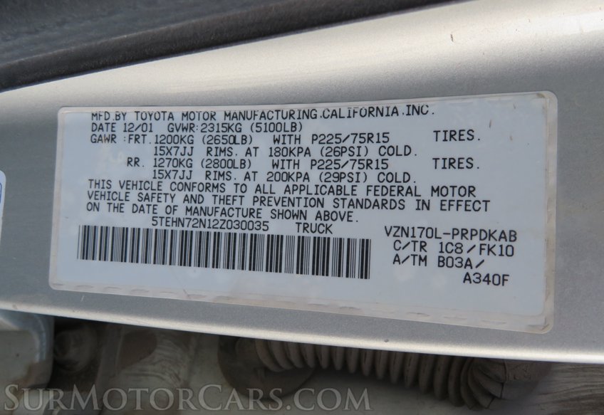2002 Toyota Tacoma - Image 41