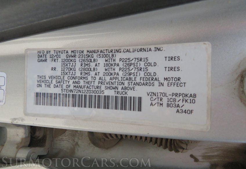 2002 Toyota Tacoma - Image 38