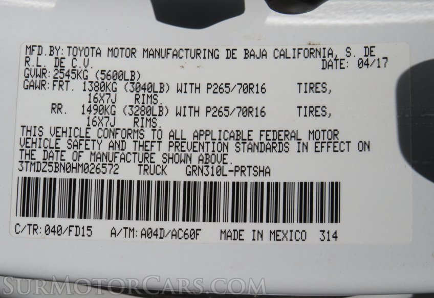 2017 Toyota Tacoma - Image 62