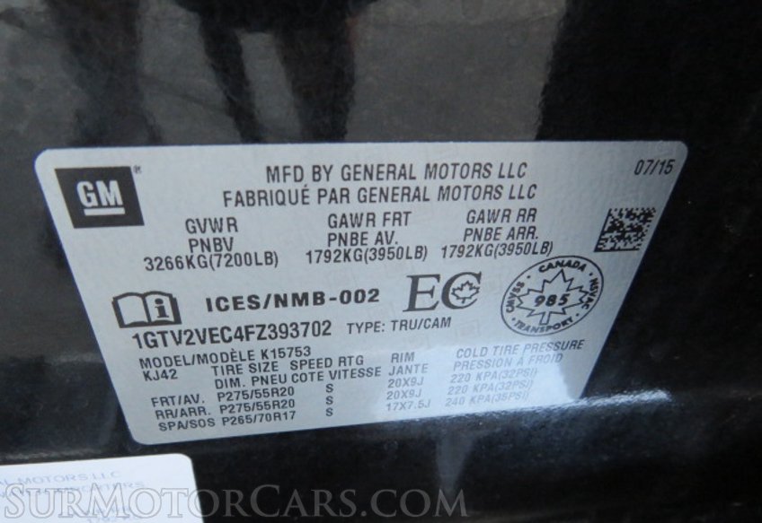 2015 GMC Sierra 1500 - Image 49