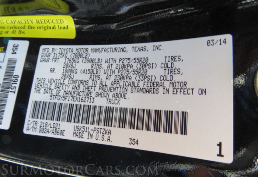 2014 Toyota Tundra Truck - Image 56