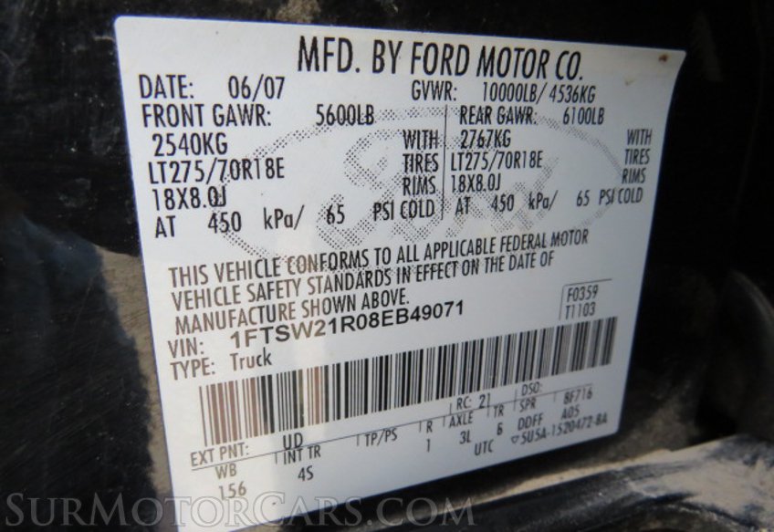2008 Ford Super Duty F-250 SRW - Image 48
