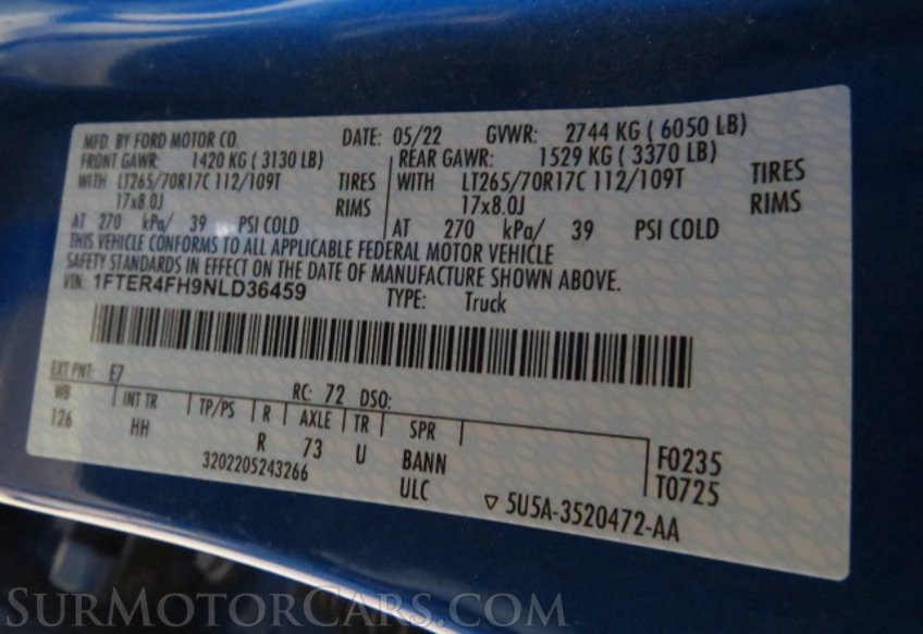 2022 Ford Ranger - Image 57