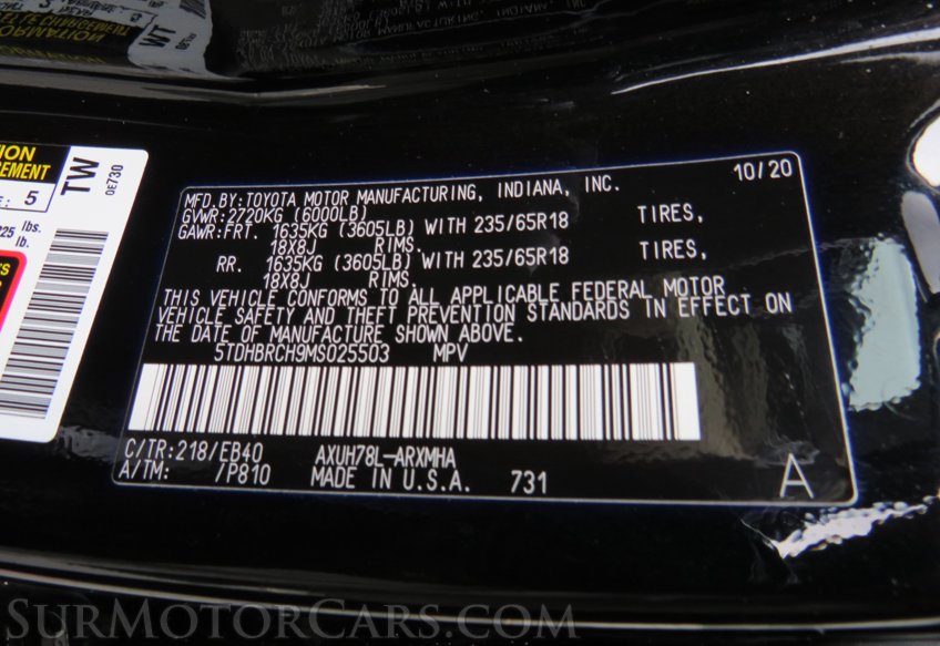 2021 Toyota Highlander - Image 64