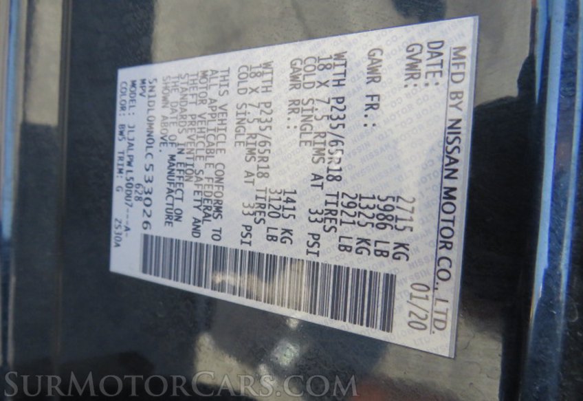 2020 Infiniti QX60 - Image 60