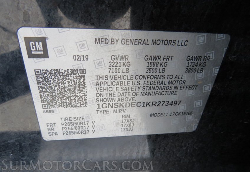 2019 Chevrolet Tahoe - Image 52