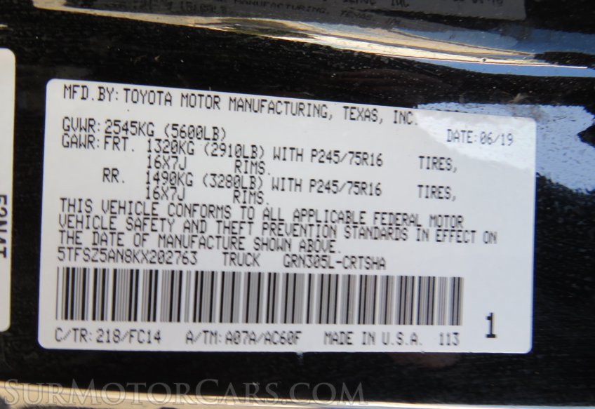 2019 Toyota Tacoma 4WD - Image 45