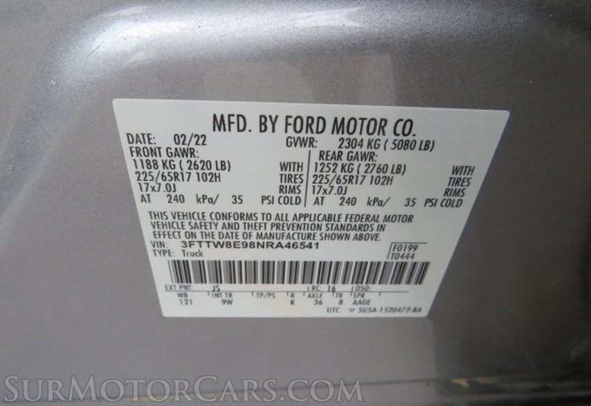 2022 Ford Maverick - Image 58