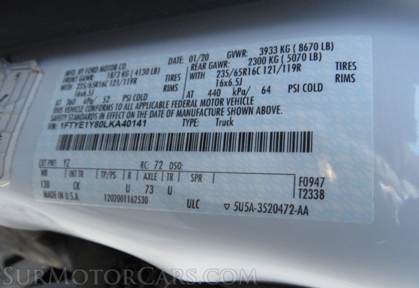 2020 Ford Transit Cargo Van - Image 36