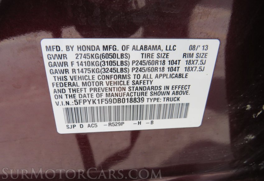 2013 Honda Ridgeline - Image 53