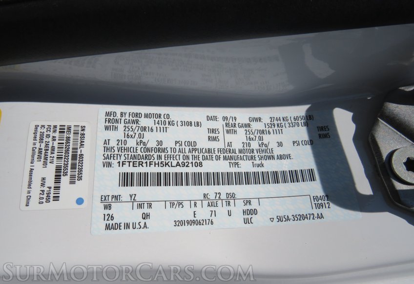 2019 Ford Ranger - Image 67