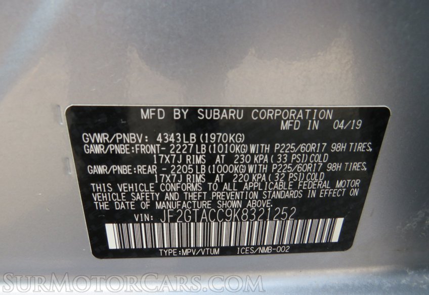 2019 Subaru Crosstrek - Image 44