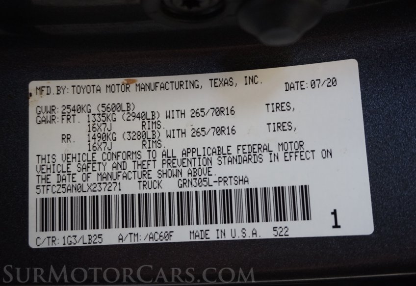 2020 Toyota Tacoma - Image 61