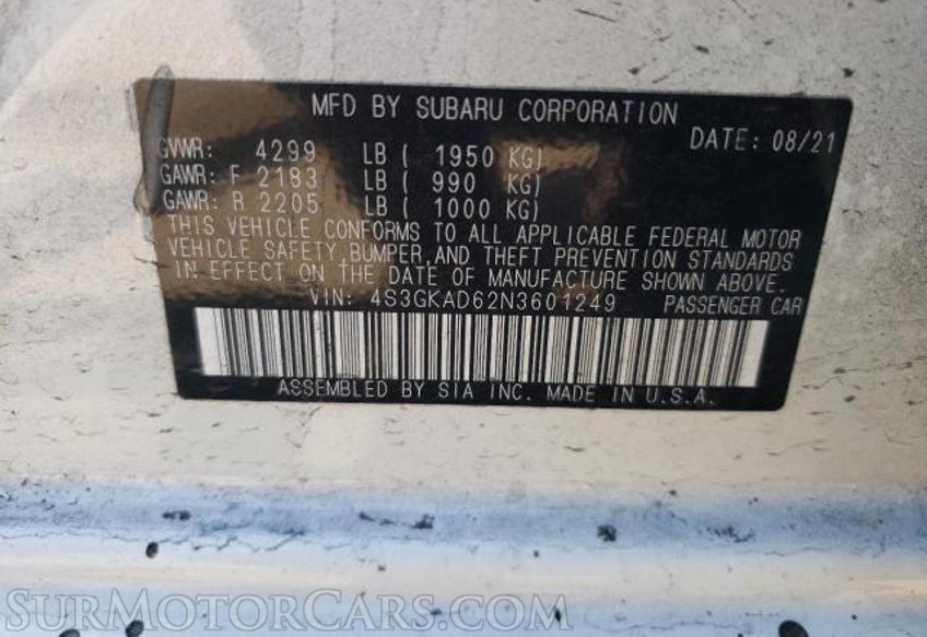 2022 Subaru Impreza - Image 9