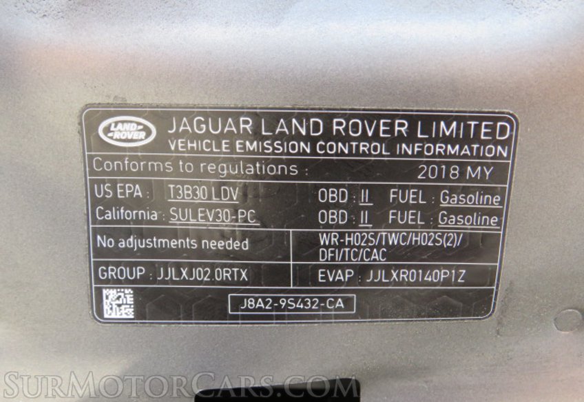 2018 Land Rover Range Rover Velar - Image 52