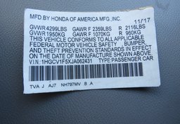 2018 Honda Accord Sedan - Image 57