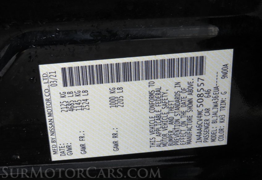 2021 Nissan Maxima - Image 64