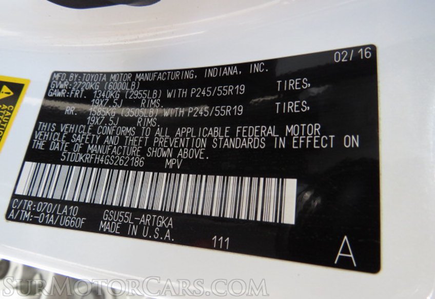 2016 Toyota Highlander - Image 57