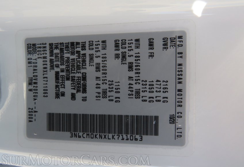 2020 Nissan NV200 Compact Cargo - Image 50