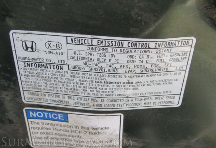 2016 Honda HR-V - Image 46