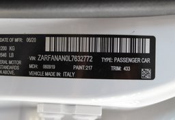 2020 Alfa Romeo Giulia Q4 - Image 74